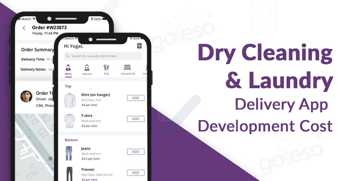 Dry Cleaning And Laundry Delivery Business App Development Cost With