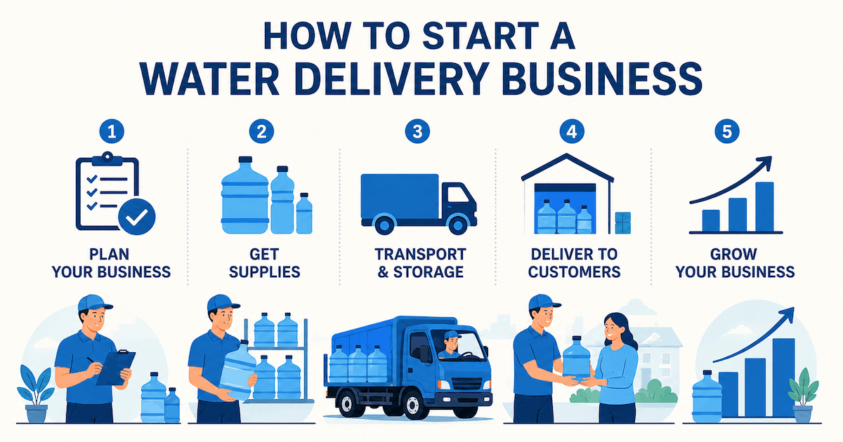 How to Start a Water Delivery Business: The Ultimate Guide for 2026