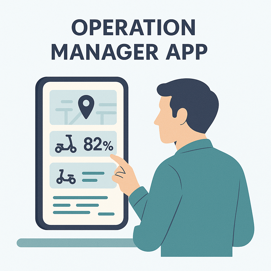 e-Scooter Operation Manager app