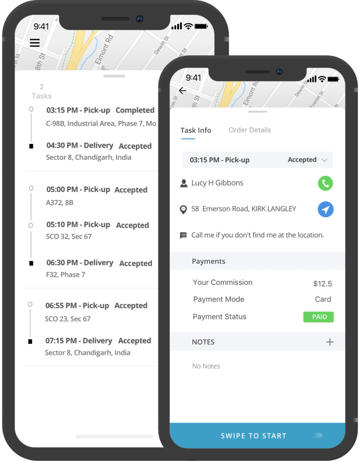 food ordering delivery agent app development company