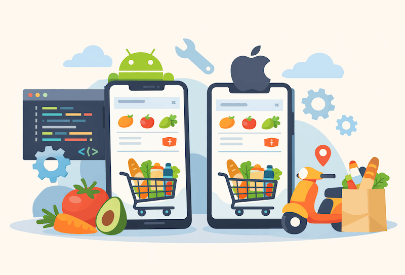 Grocery Delivery Mobile App Development for Android and iOS