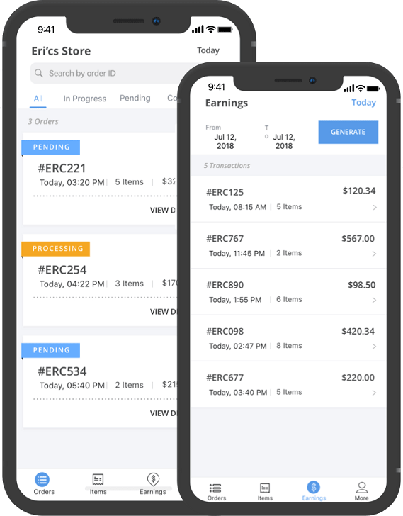 Liquor Delivery Shop Manager App