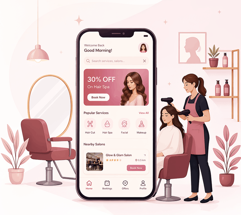 Salon App Development Company