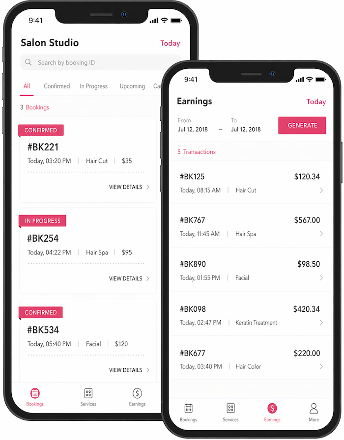 Salon Company Owner app