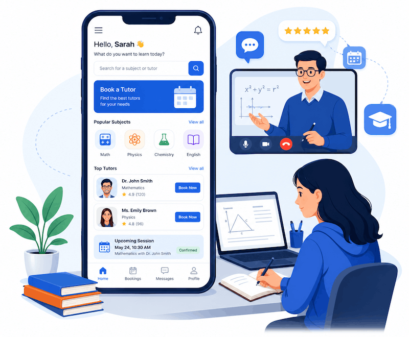 Tutor Booking App Development Company