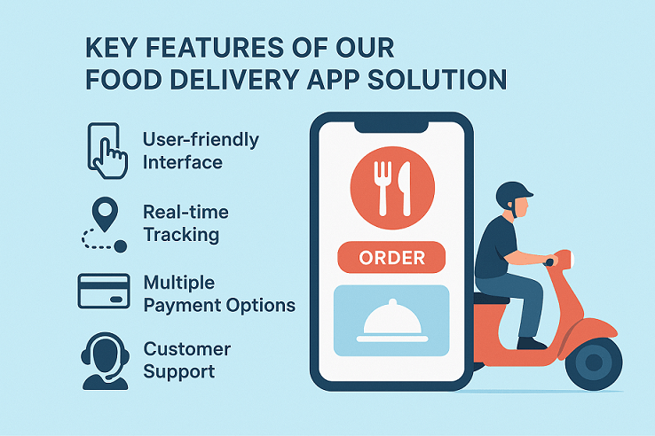 Key Features of Our Food Delivery App Solution