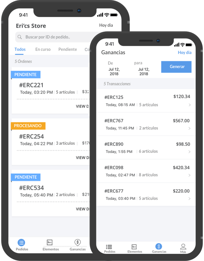 Administración de la tienda