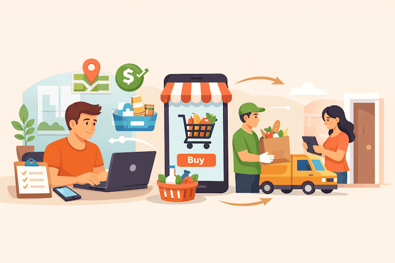 Grocery Ordering Software for Entrepreneurs