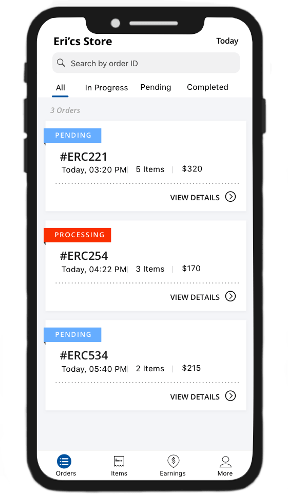 Vendor / Partner App