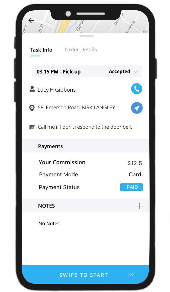 Flycleaners Driver App