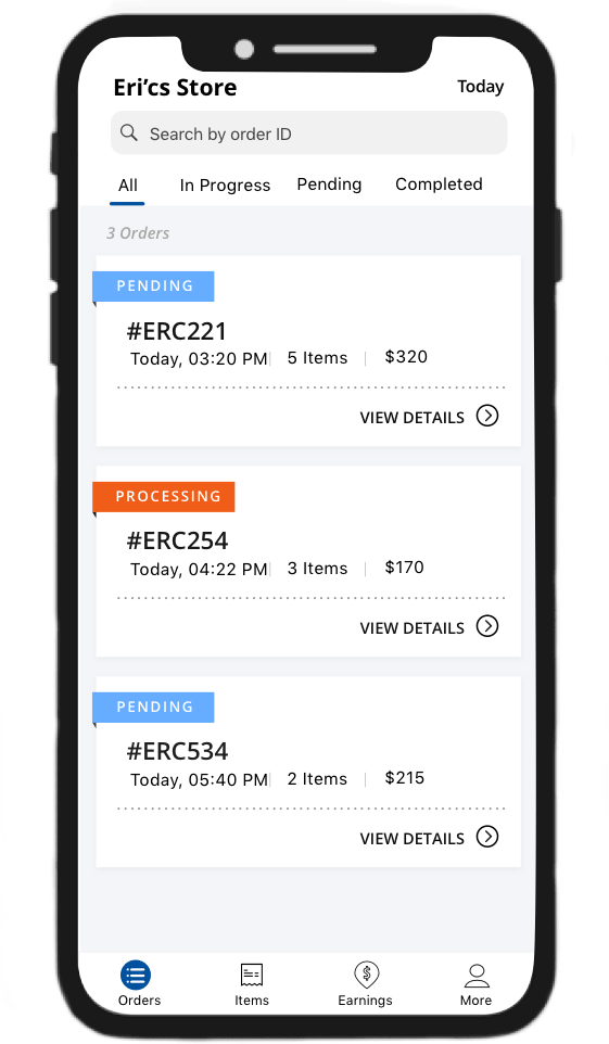 Vendor / Partner App
