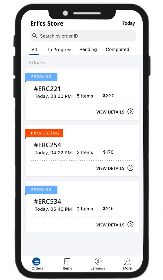 Vendor / Partner App