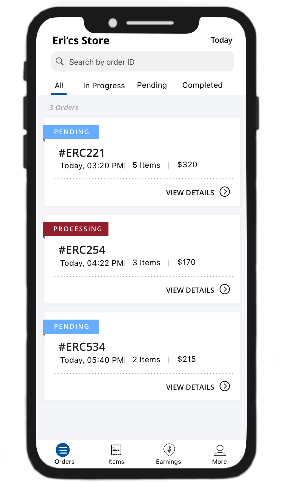 Vendor / Partner App