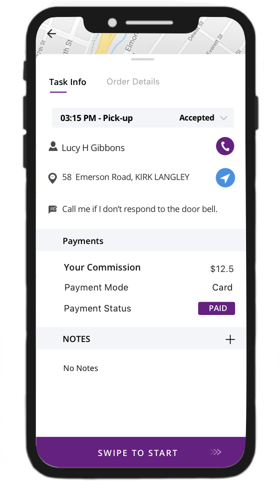 Otlob Delivery Agent App