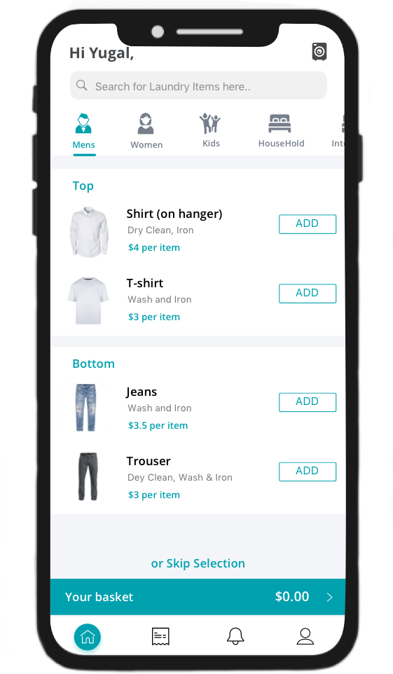 Rinse Customer App