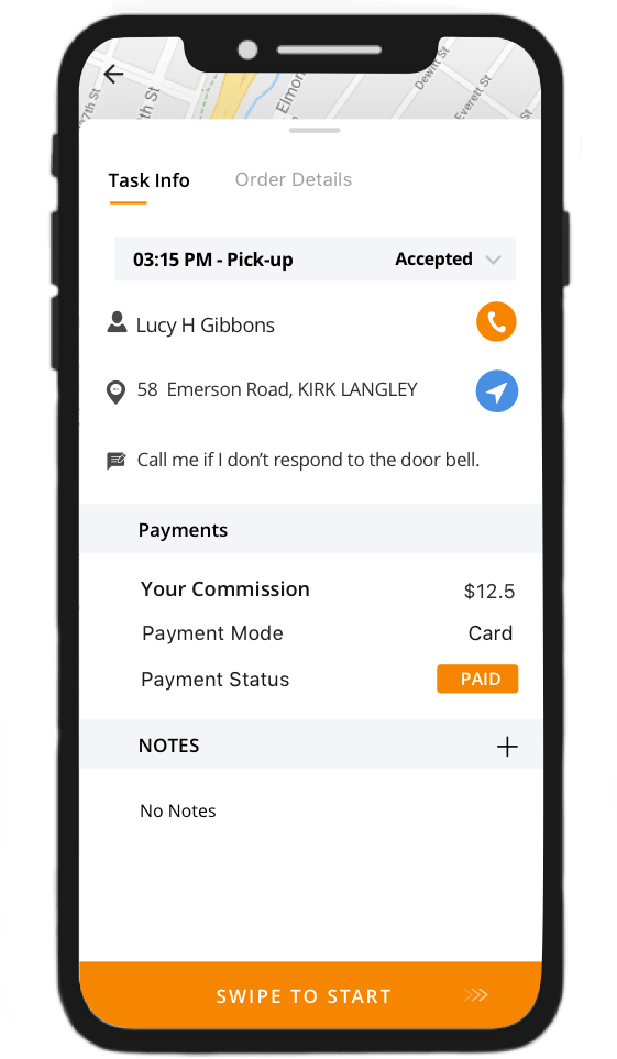 Delivery Agent App