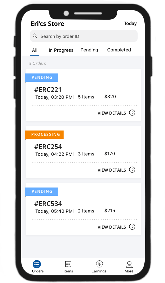 Vendor / Partner App
