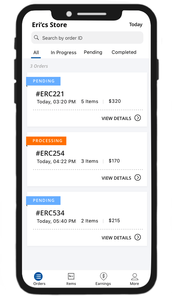 Vendor / Partner App