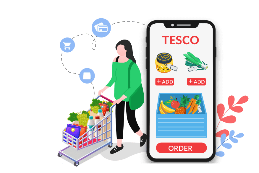 Tesco Groceries App Clone Banner