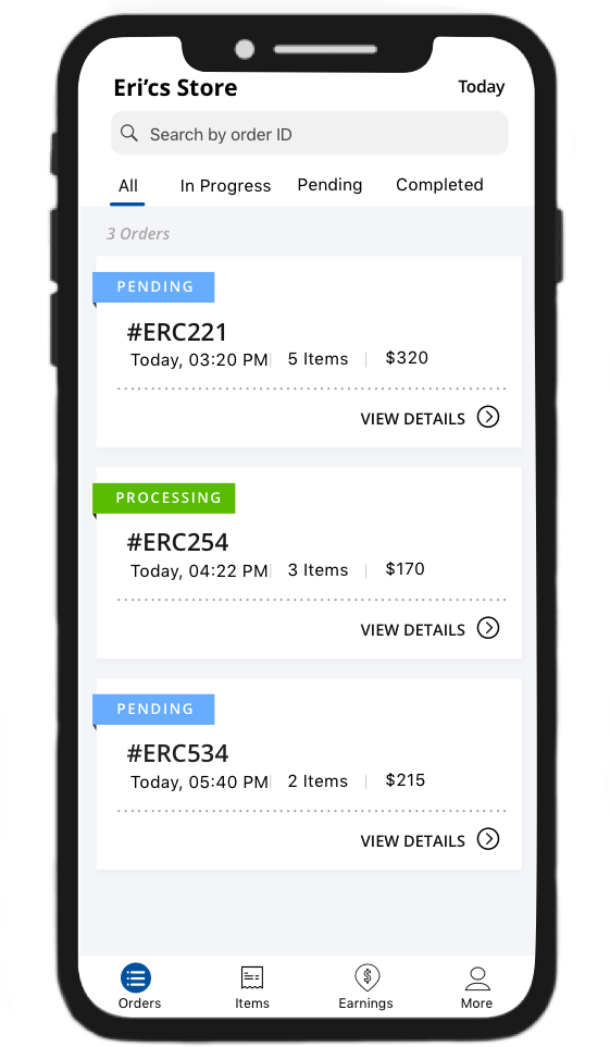 Vendor / Partner App