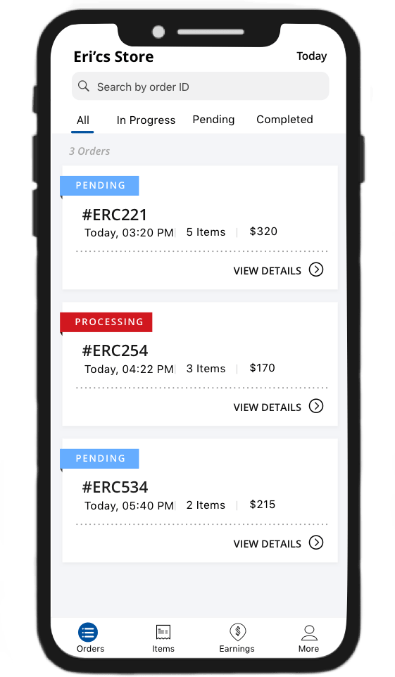 Vendor / Partner App