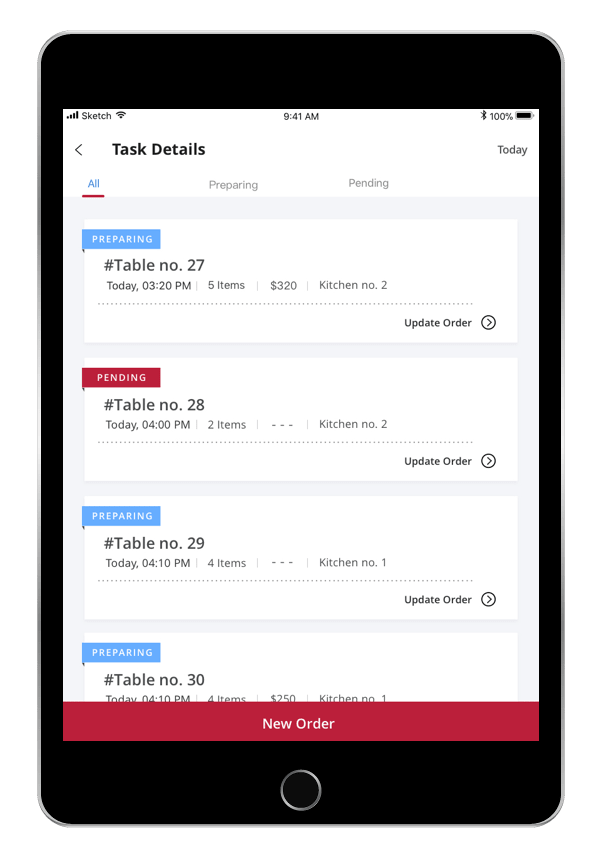 Waiter App