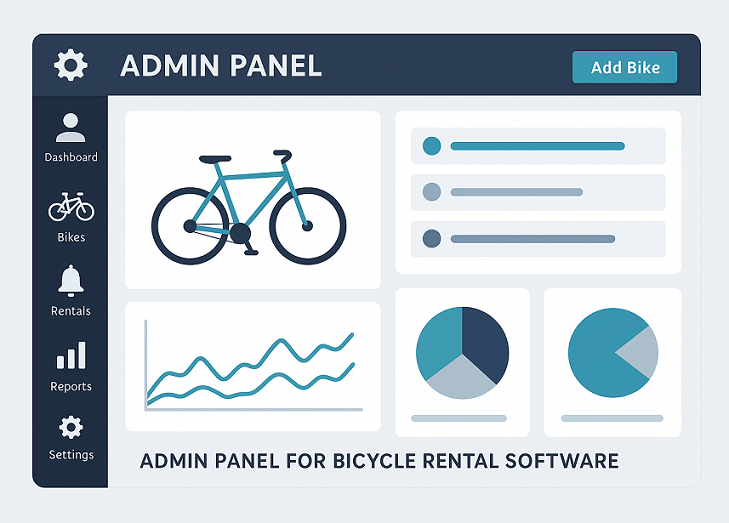 Bicycle rental admin panel