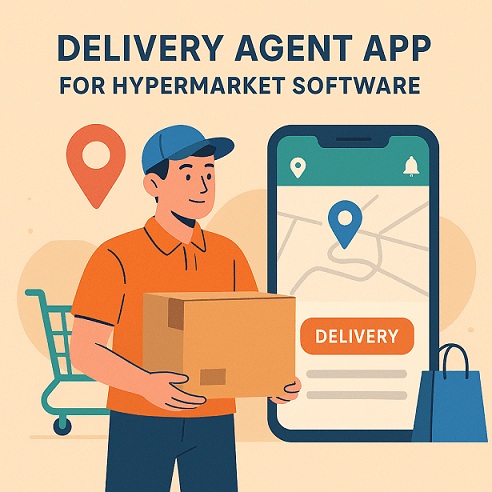 Hypermarket Software delivery agent app