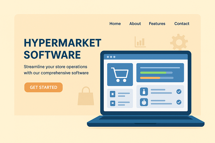 Hypermarket Software website