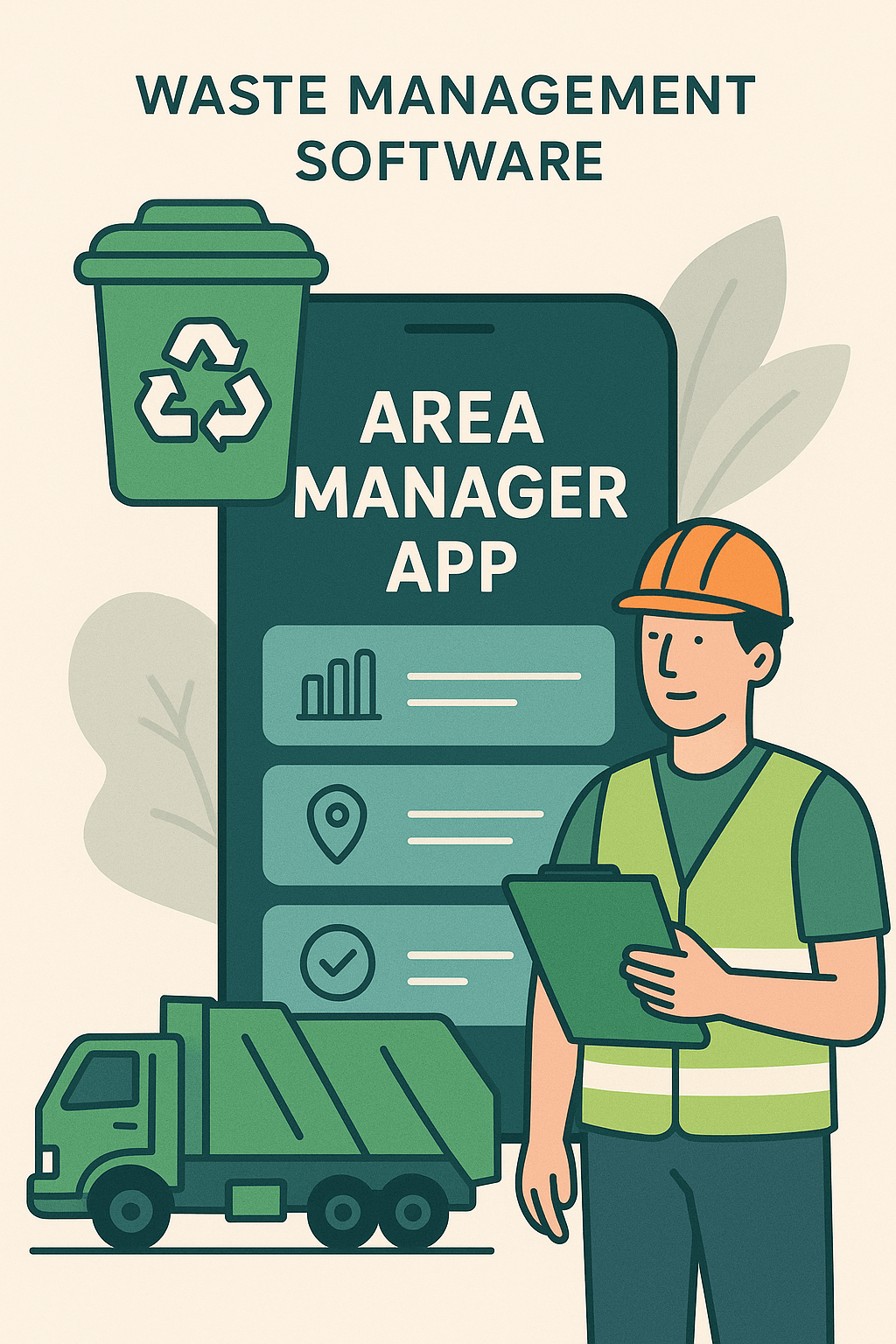 waste-management area manager app