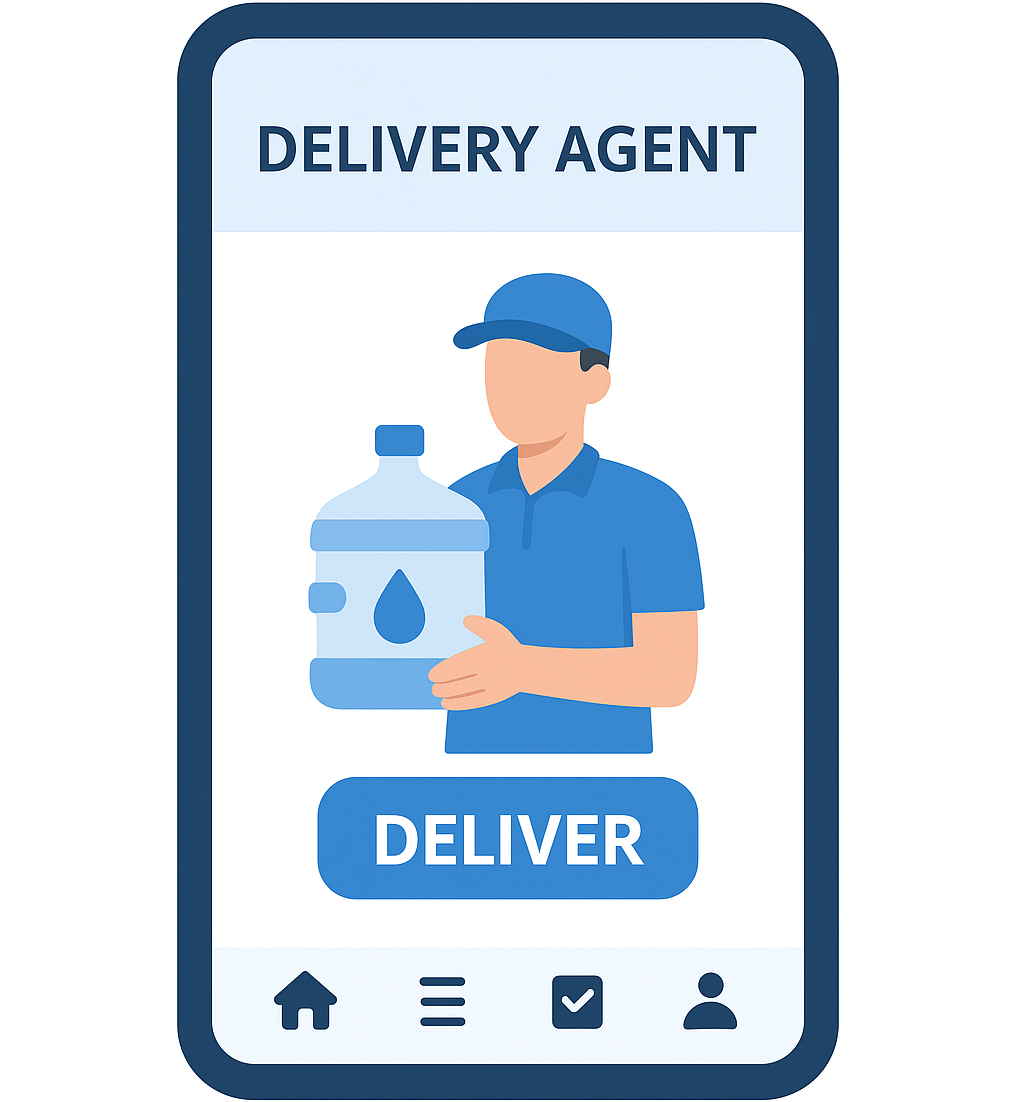 water-delivery agent app