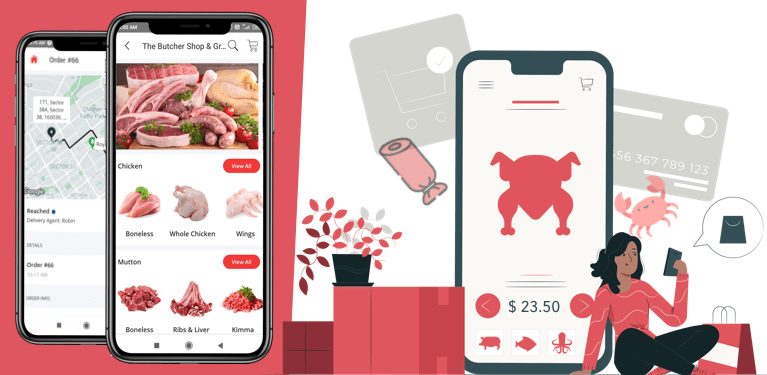 online meat app