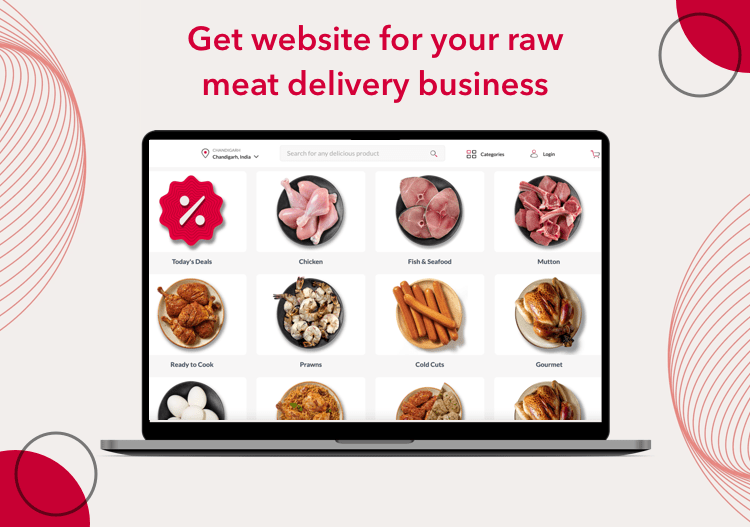 Website For Online Meat Shop