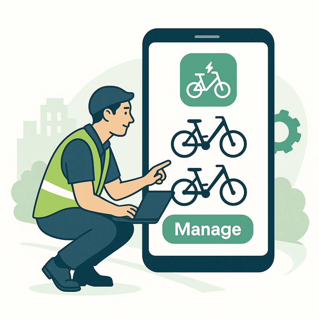 e-Bike Delivery Agent app