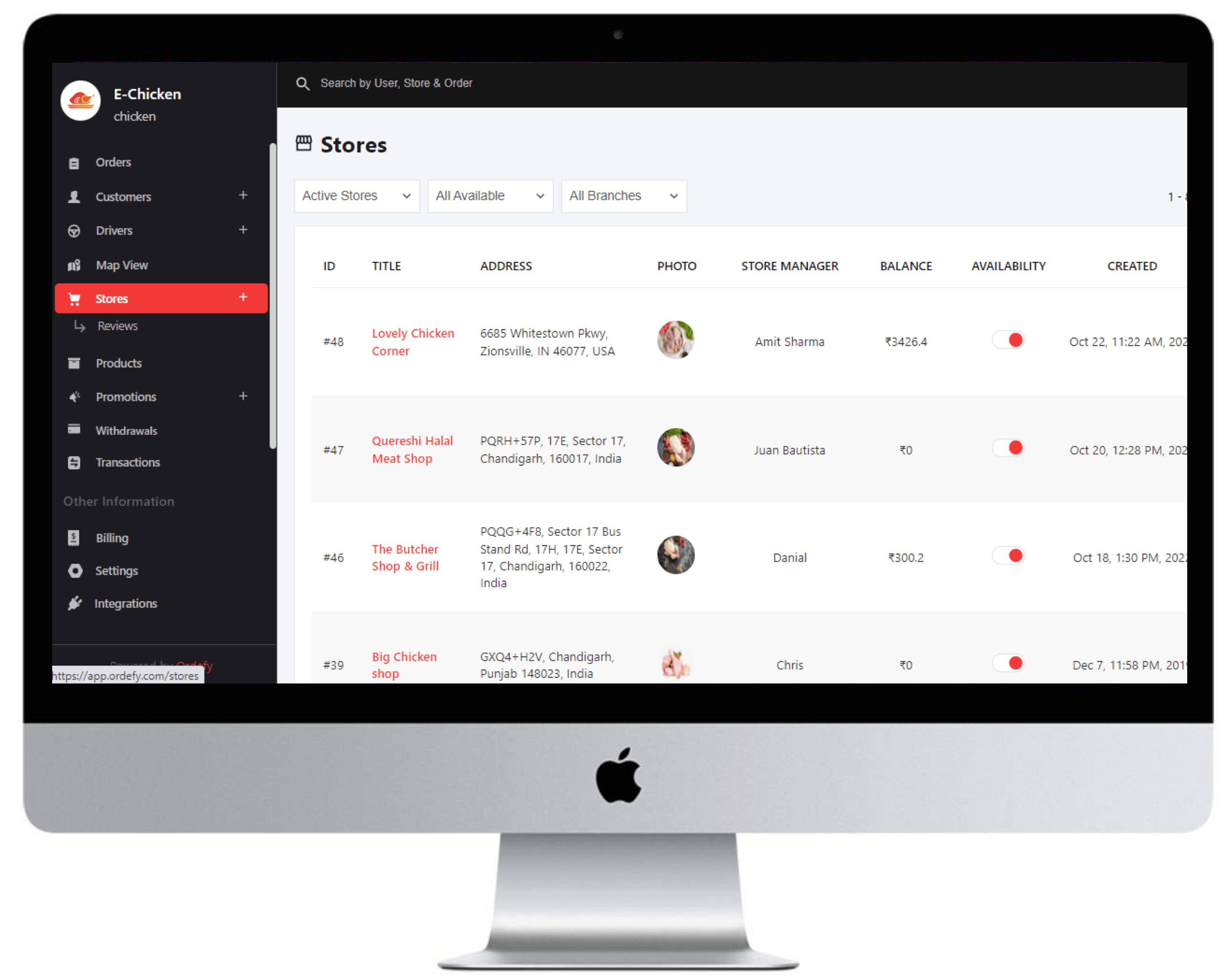 Multiple Store And Outlet Management