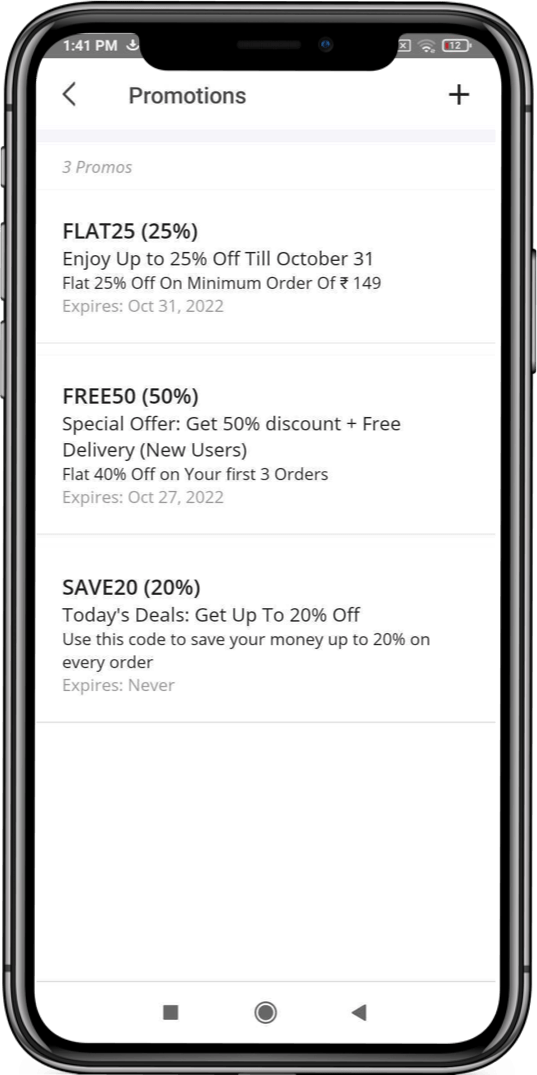 Manage Promotions