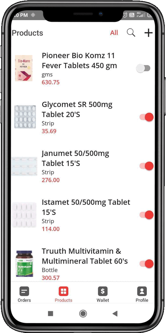 Medicine List and Cost Management