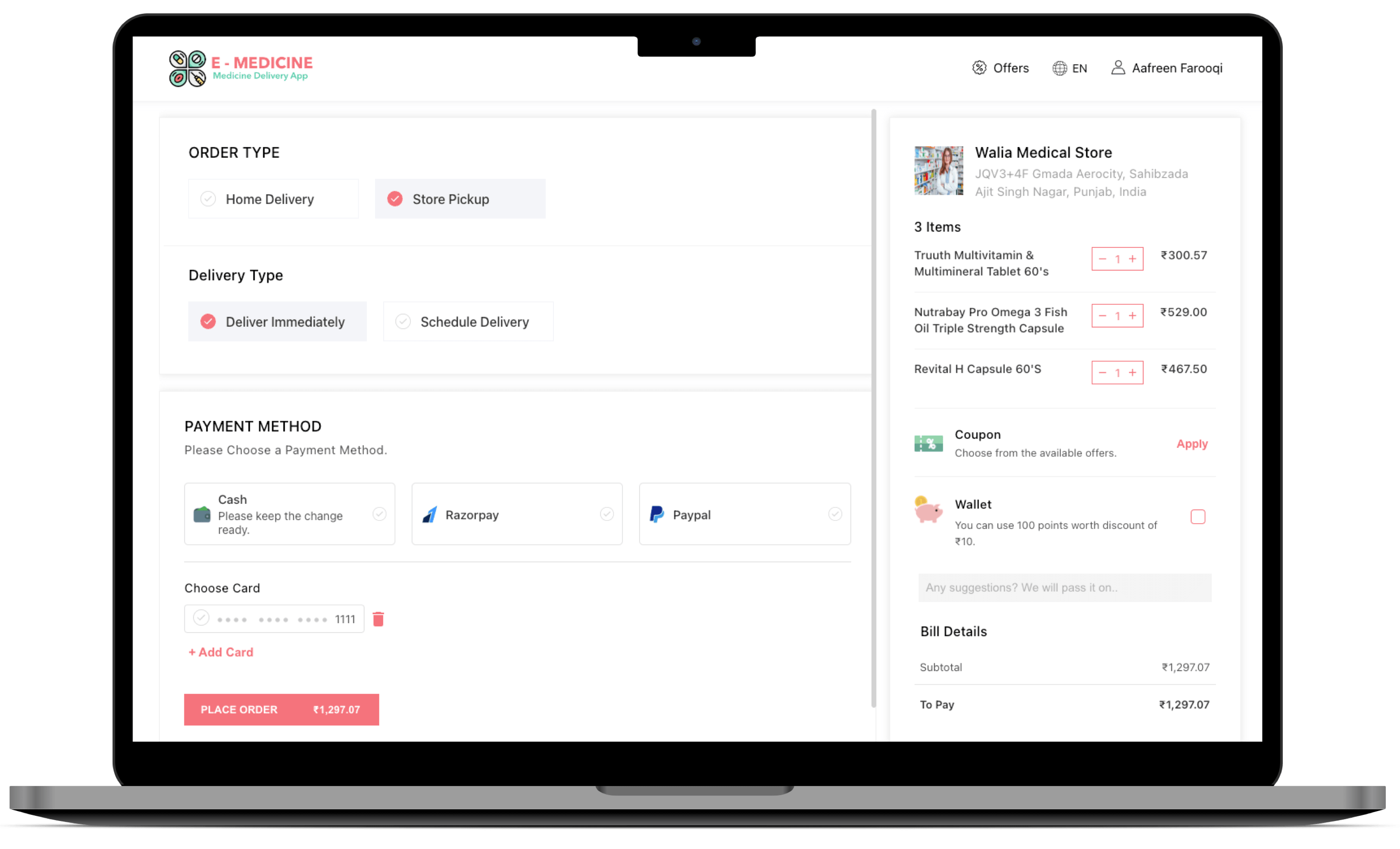 Multiple Payment Options