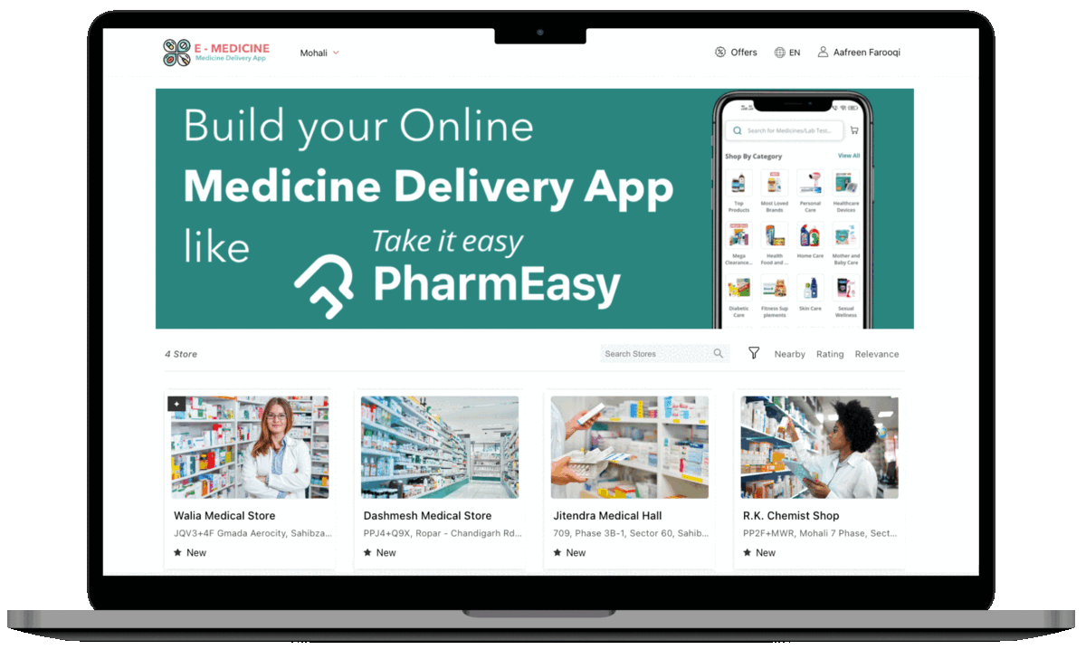Pharmacy Search & Filter
