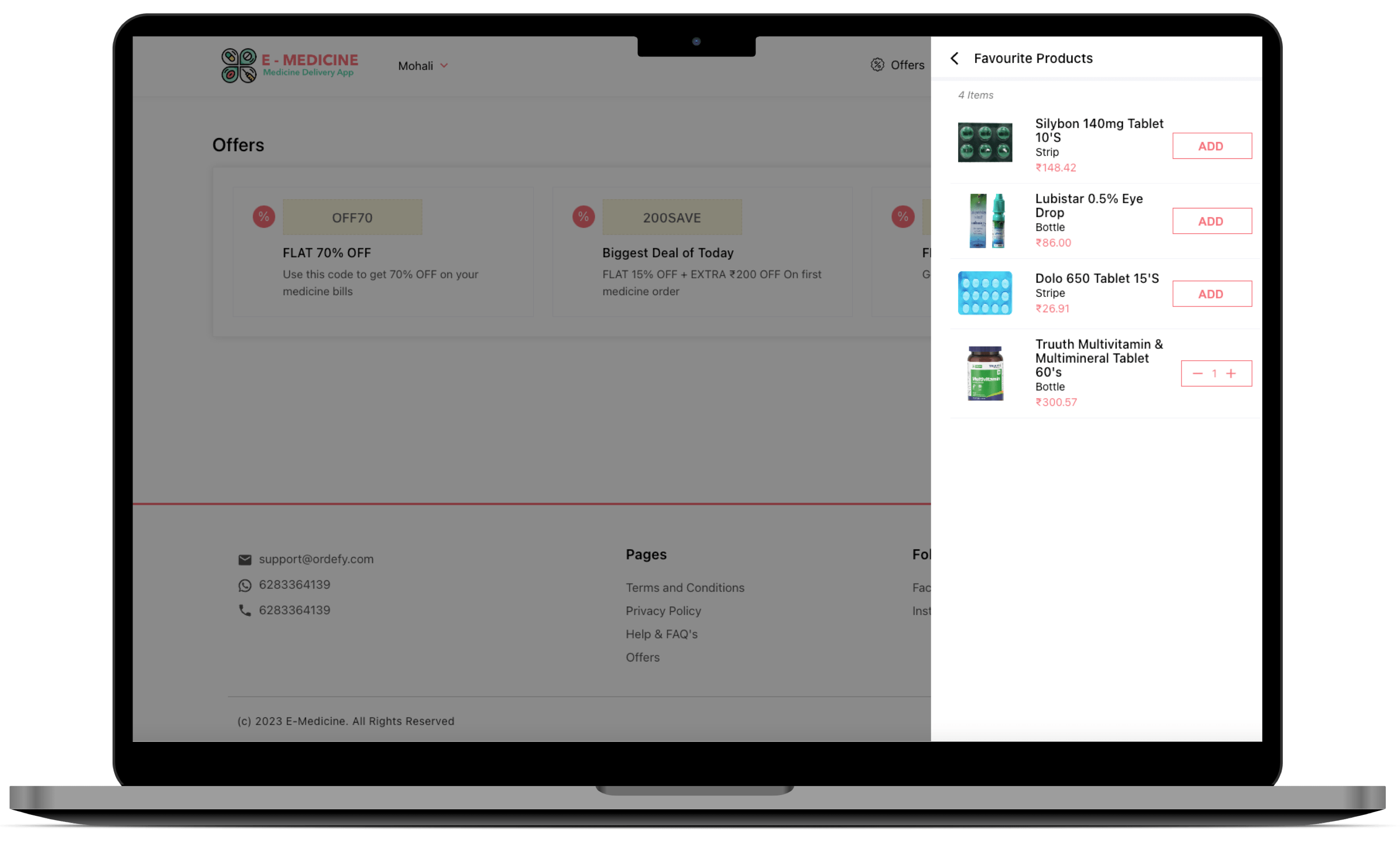 Product Wishlist