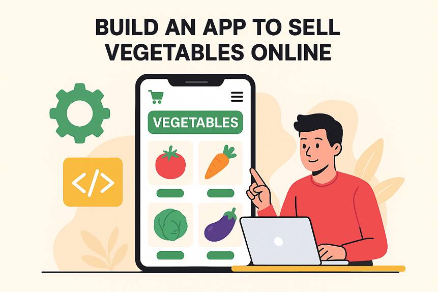Build an App to Sell Vegetables Online
