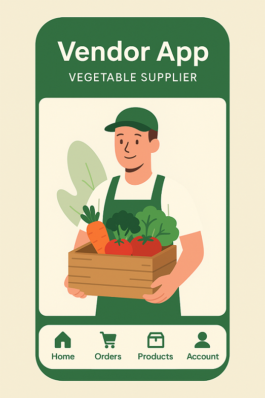 Vegetable Supplier App Solution restaurant app