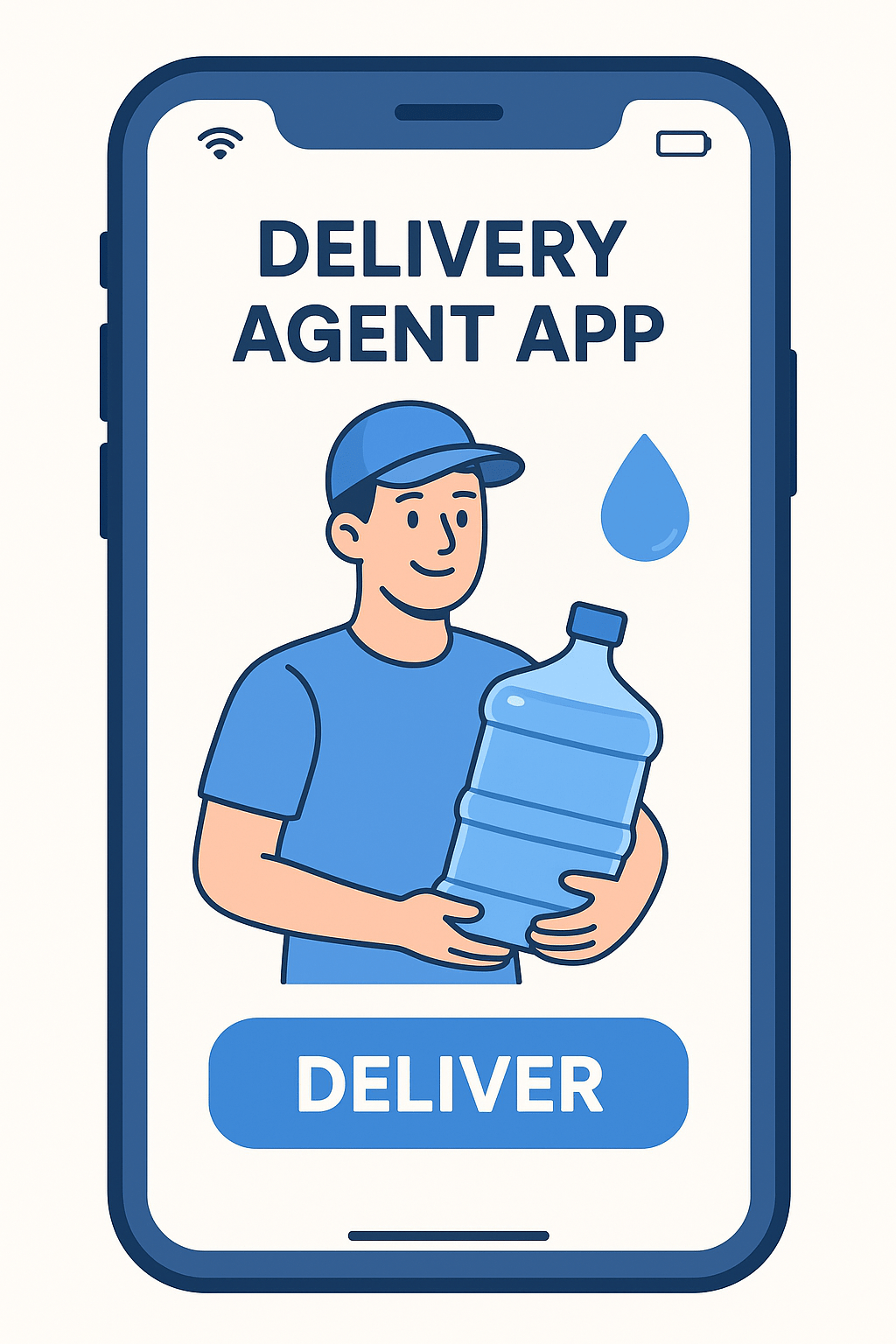 water-delivery delivery agent app