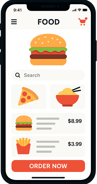 Online Food ordering customer app