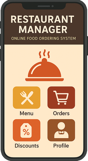 online food ordering manager app