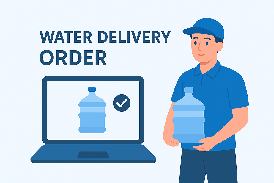 water-delivery website
