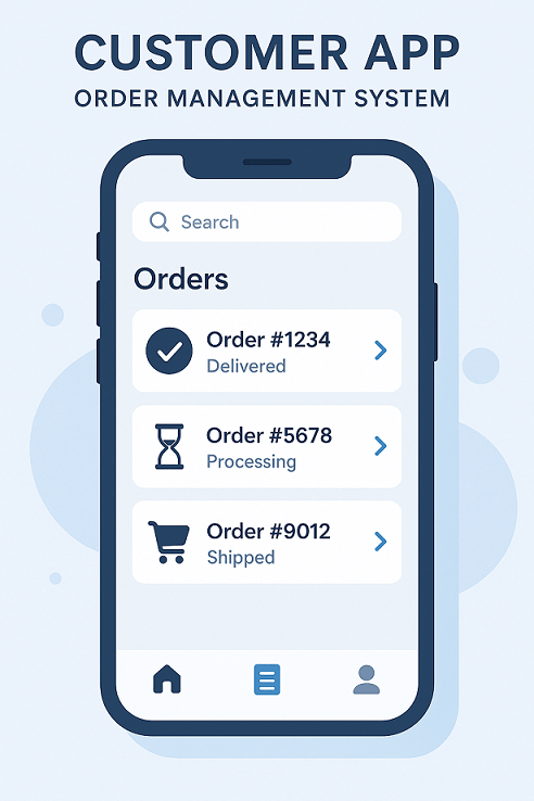 Order Management System Vendors Customer App