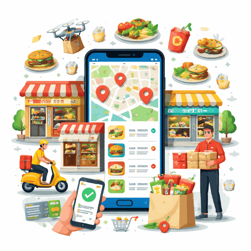 White Label Multi Restaurant Food Delivery And Ordering App